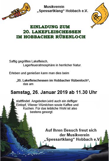 Lakefleischessen Plakat2019